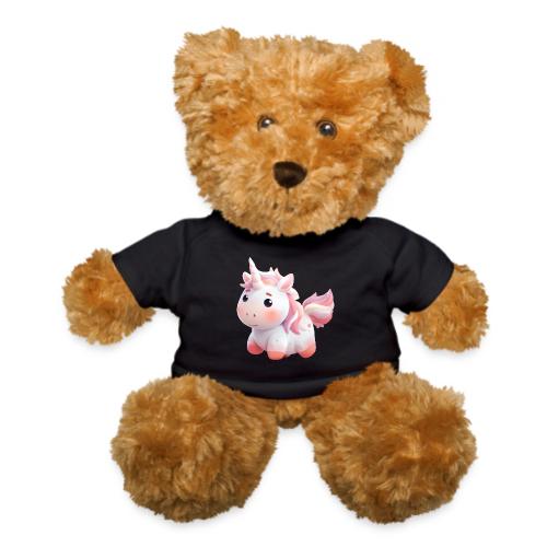 Sweet Cartoon Pink Unicorn - Teddy Bear