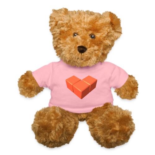 Blocksworld: Classic Heart Design - Teddy Bear