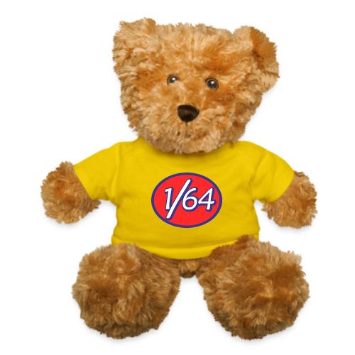 One Sixty Four -- vintage auto inspired oval - Teddy Bear