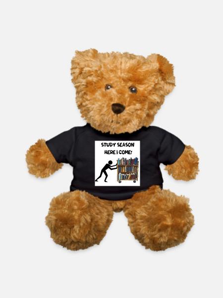 Bake to school motivation tee - Teddy Bear - black - Front