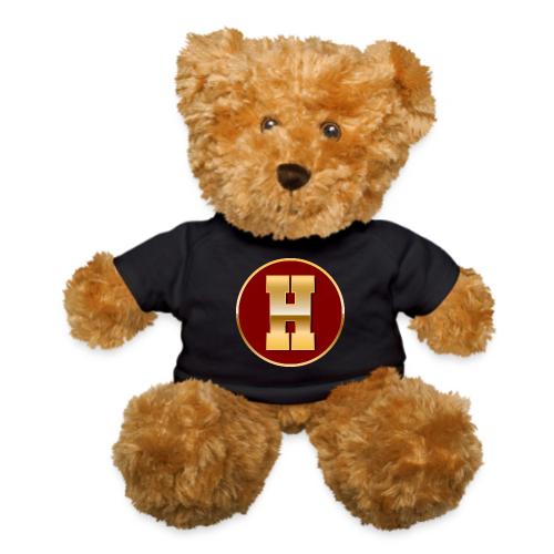 Letter H – Capital Varsity Alphabet Monogram - Teddy Bear