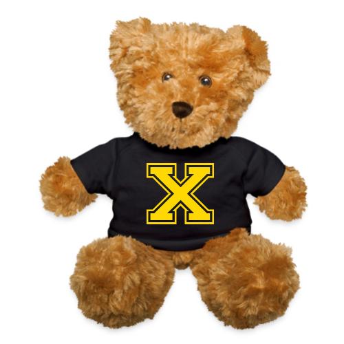 Letter X – Capital Athletic Alphabet Monogram - Teddy Bear