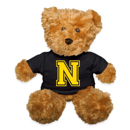 Letter N – Capital Athletic Alphabet Monogram - Teddy Bear