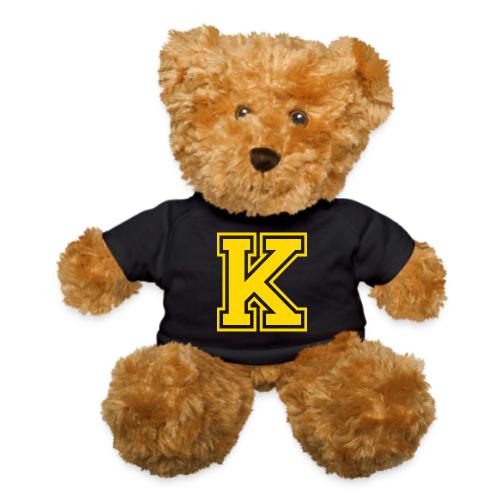 Letter k – Capital Athletic Alphabet Monogram - Teddy Bear