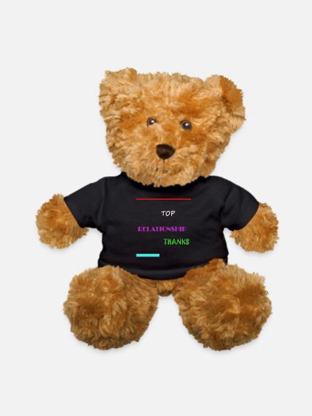 Top Relationship Thanks - Teddy Bear - black - Front