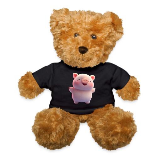 Cute Cartoon Baby Pig Standing Arms Up - Teddy Bear