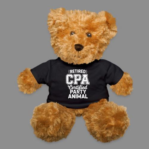 Retired CPA Party Animal Vintage - Teddy Bear
