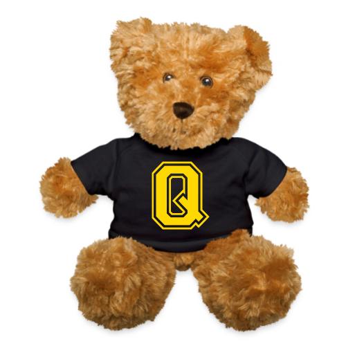 Letter Q – Capital Athletic Alphabet Monogram - Teddy Bear