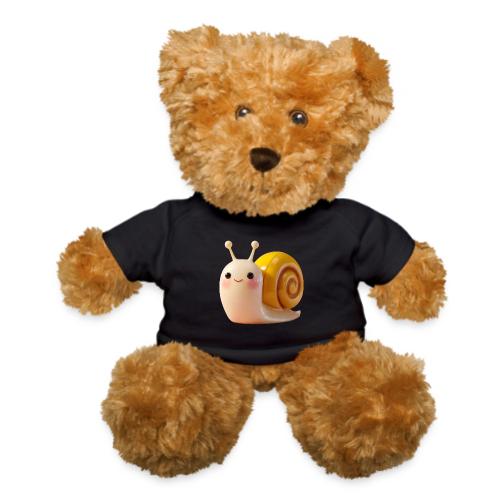 Sweet Cartoon Baby Snail Full of Joy - Teddy Bear