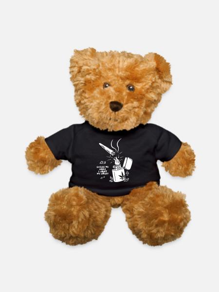 Spliff Smoke - Teddy Bear - black - Front