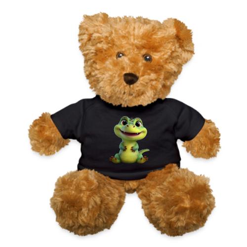 Playful Cartoon Baby Alligator - Teddy Bear