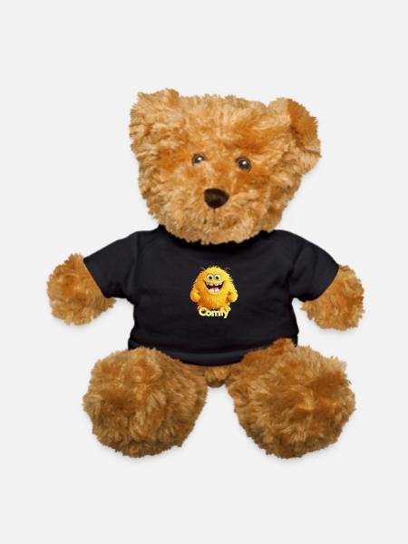 Comfy Warm Fuzzy - Teddy Bear - black - Front
