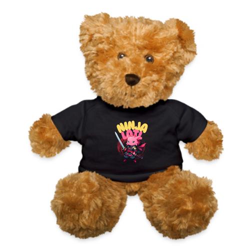 Kawaii Axolotl Ninja - Teddy Bear