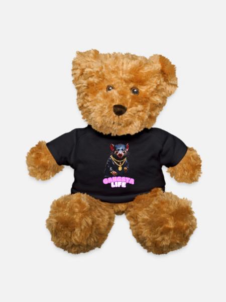 Gangsta Life Tassie Devil - Teddy Bear - black