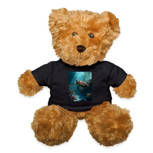 Sea Turtle Coral Reef Design - Teddy Bear