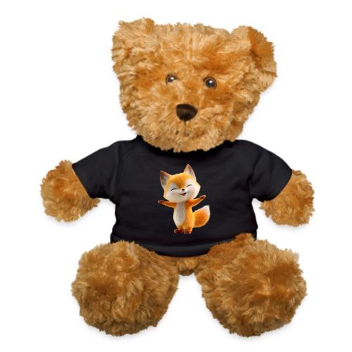 Cute 3D Cartoon Fox Standing Arms Up - Teddy Bear