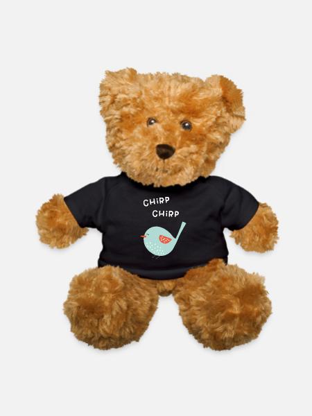 Chirp Chirp Little Bird - Teddy Bear - black
