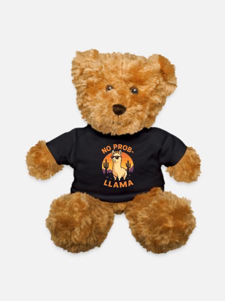 No Prob LLama - Teddy Bear - black