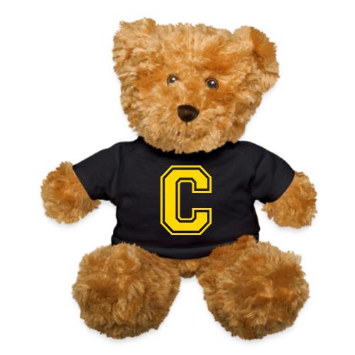 Letter C – Capital Athletic Alphabet Monogram - Teddy Bear