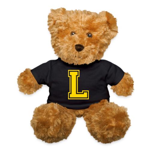 Letter L – Capital Athletic Alphabet Monogram - Teddy Bear
