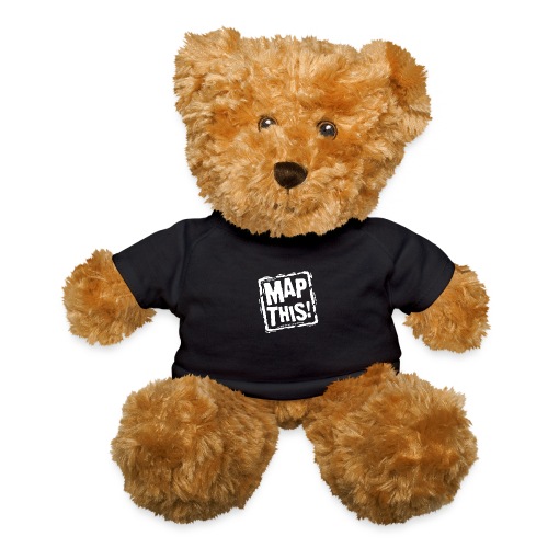 MapThis! White Stamp Logo - Teddy Bear