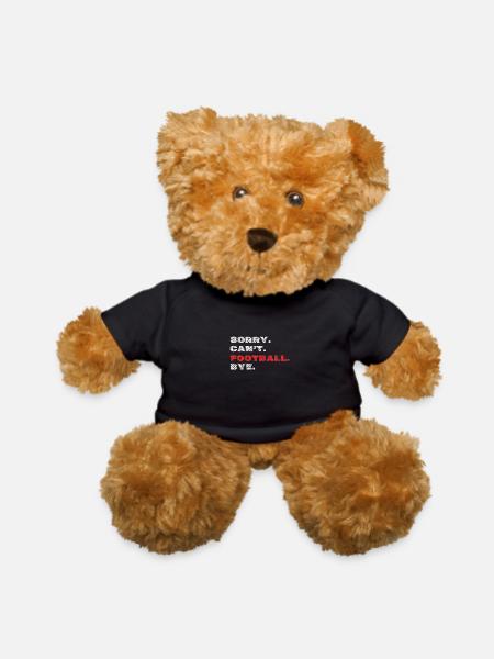 football - Teddy Bear - black