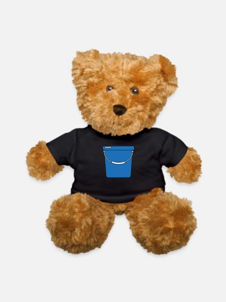 Bucket - Teddy Bear - black - Front
