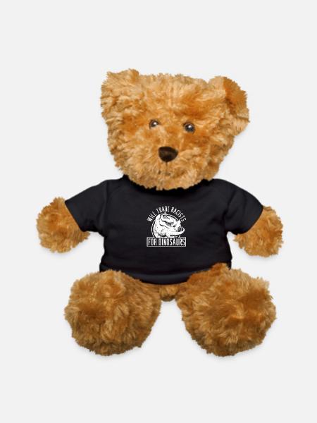 Dinosaur Anti Racism - Teddy Bear - black