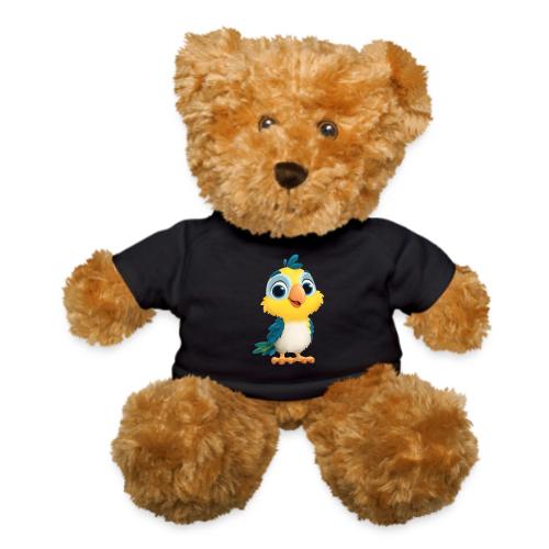 Playful Cartoon Parrot with Big Happy Eyes - Teddy Bear