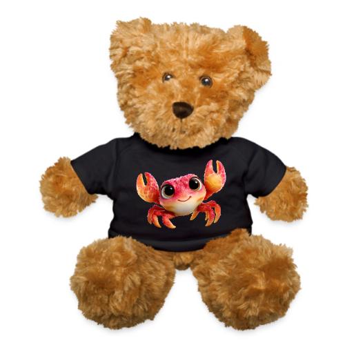 Cheerful Red Baby Crab Character - Teddy Bear