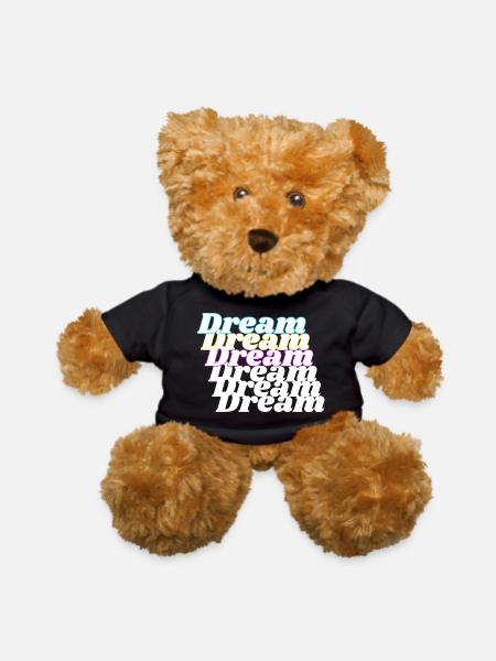 Dream - Teddy Bear - black - Front
