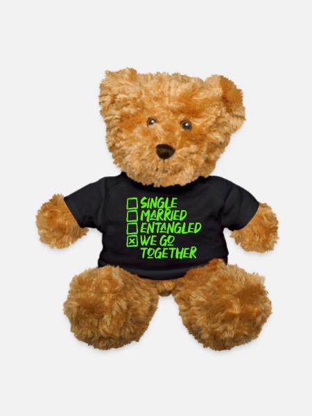 Relationship status - Teddy Bear - black - Front