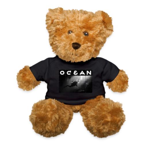 Ocean: Monochrome descent of a scuba diver - Teddy Bear