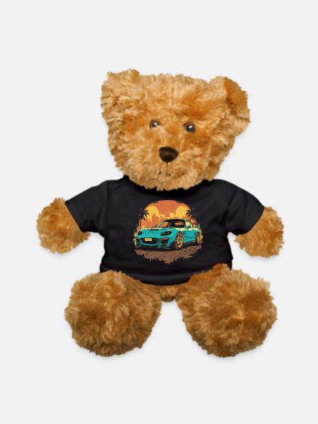 rx7 mazda - Teddy Bear - black