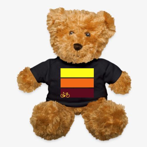 tricolor with bicycle - Teddy Bear