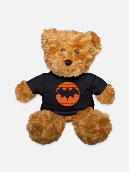 Happy Halloween And Yes It's My Birthday Bats - Teddy Bear - black - Front