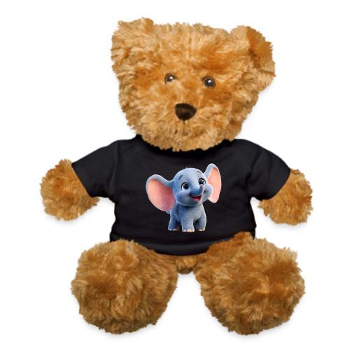 Playful Baby Elephant with Big Eyes - Teddy Bear