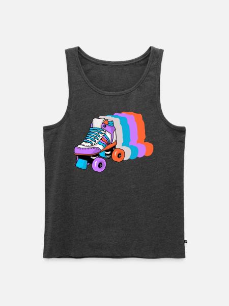 Roller Skating Skater - Men's Premium Tank - heather anthracite