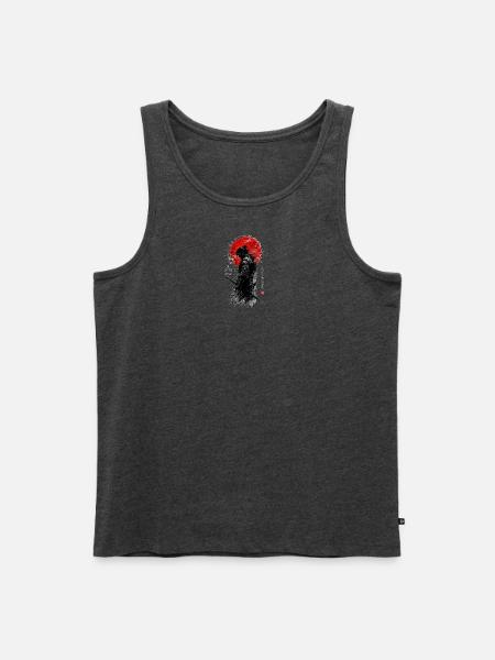 Samurai Shadow under Red Sun - Men's Premium Tank - heather anthracite