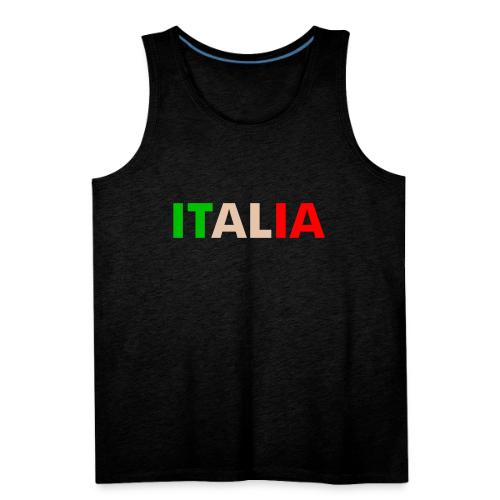 ITALIA green, white, red - Men's Premium Tank