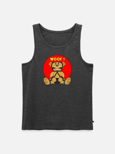 Woof - Men's Premium Tank - heather anthracite