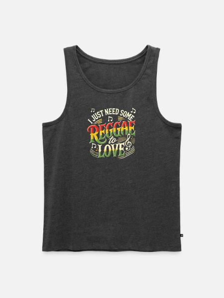 Reggae Jamaica Design - Men's Premium Tank - heather anthracite