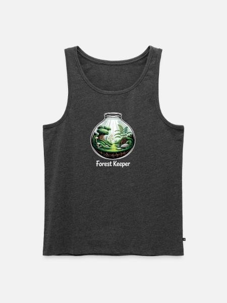 Forest Keeper Mossarium Terrarium - Men's Premium Tank - heather anthracite