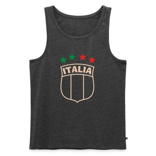 italia shield 4 stars 3 color v2 - Men's Premium Tank
