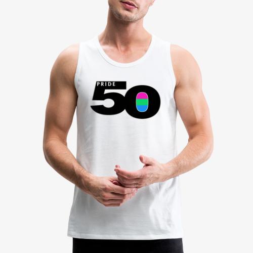 50 Pride Polysexual Pride Flag - Men's Premium Tank