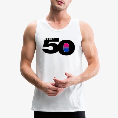 50 Pride Bisexual Pride Flag - Men's Premium Tank