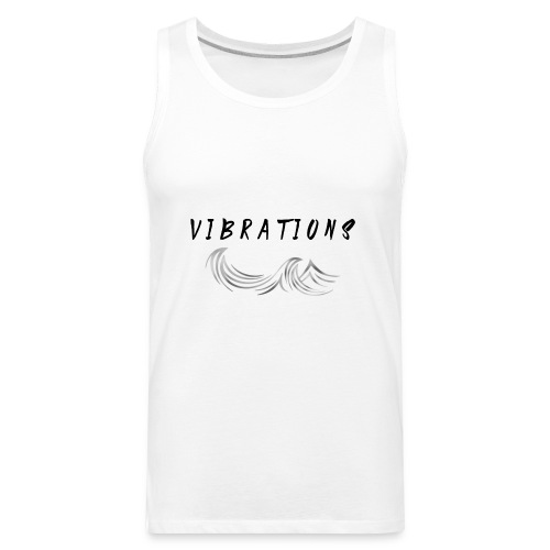 Vibrations Abstract Design - Men's Premium Tank