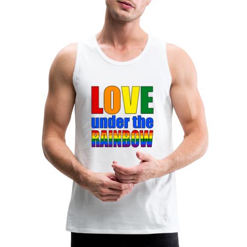 Somewhere under the rainbow... Celebrate Love! - Men's Premium Tank