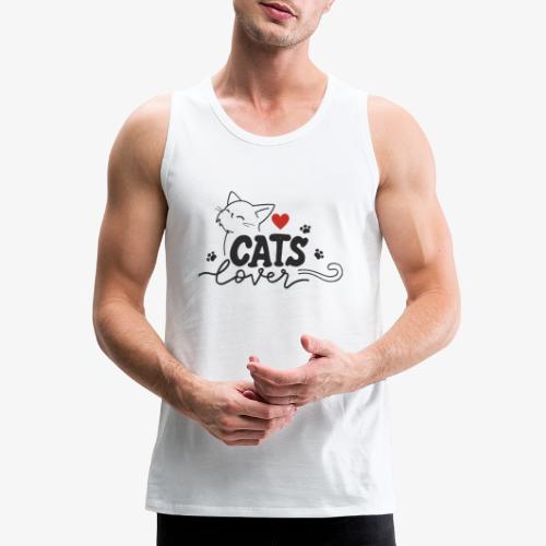 Cats Lovers Design - Men's Premium Tank