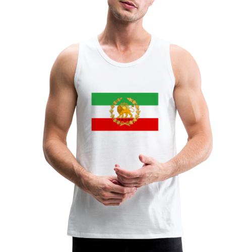 State Flag of Iran Lion and Sun - Men's Premium Tank